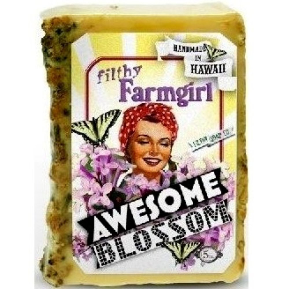 100% Natural Organic Soap. Awesome Blossom. Handmade in Hawaii. 7oz.